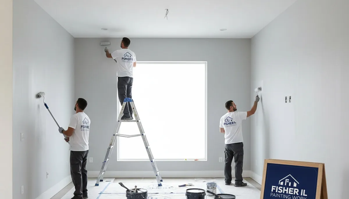 Champaign, IL painting contractor for interior and exterior home painting services